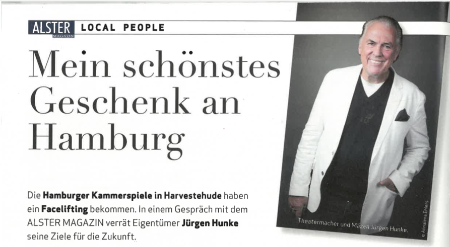 Jürgen Hunke: „Mein schönstes Geschenk an Hamburg“
