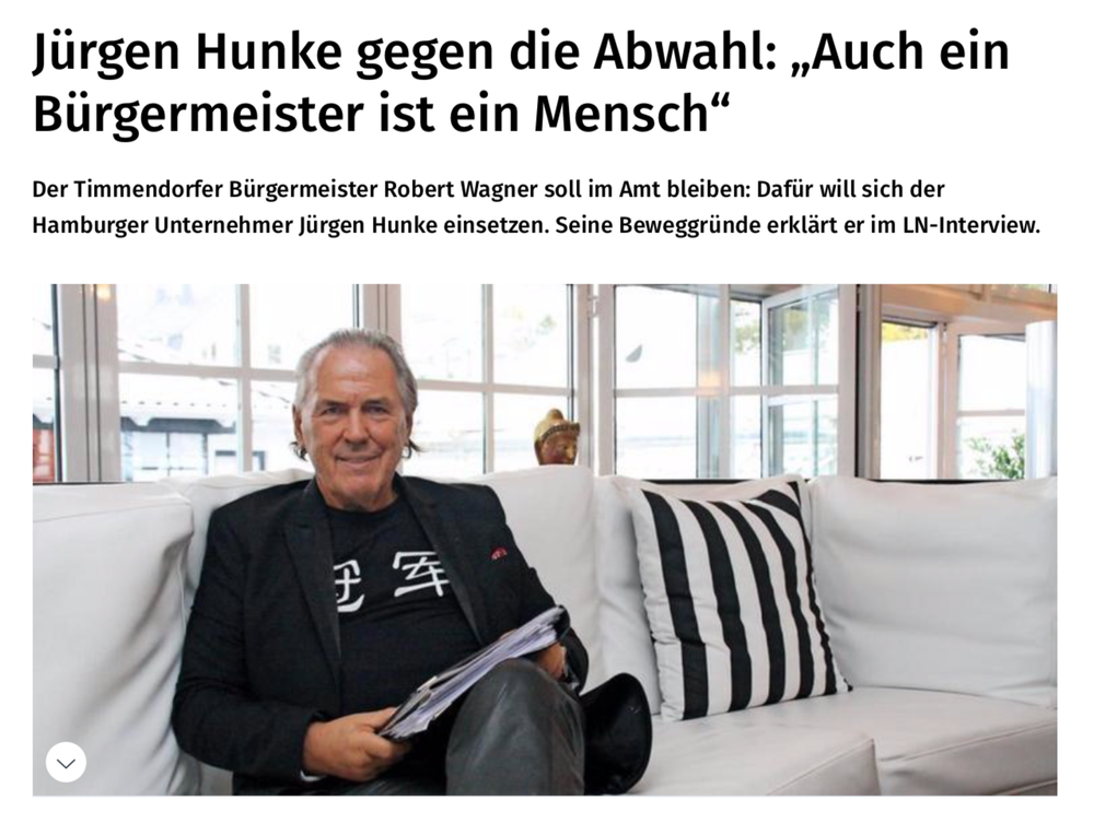 Jürgen Hunke gegen die Abwahl: „Auch ein Bürgermeister ist ein Mensch" post image